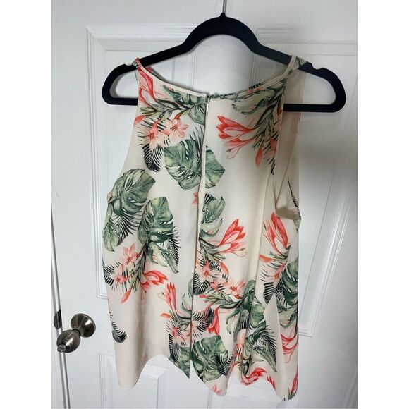 Adrienne Vittadini women’s sleeveless blouse floral large - Picture 2 of 6